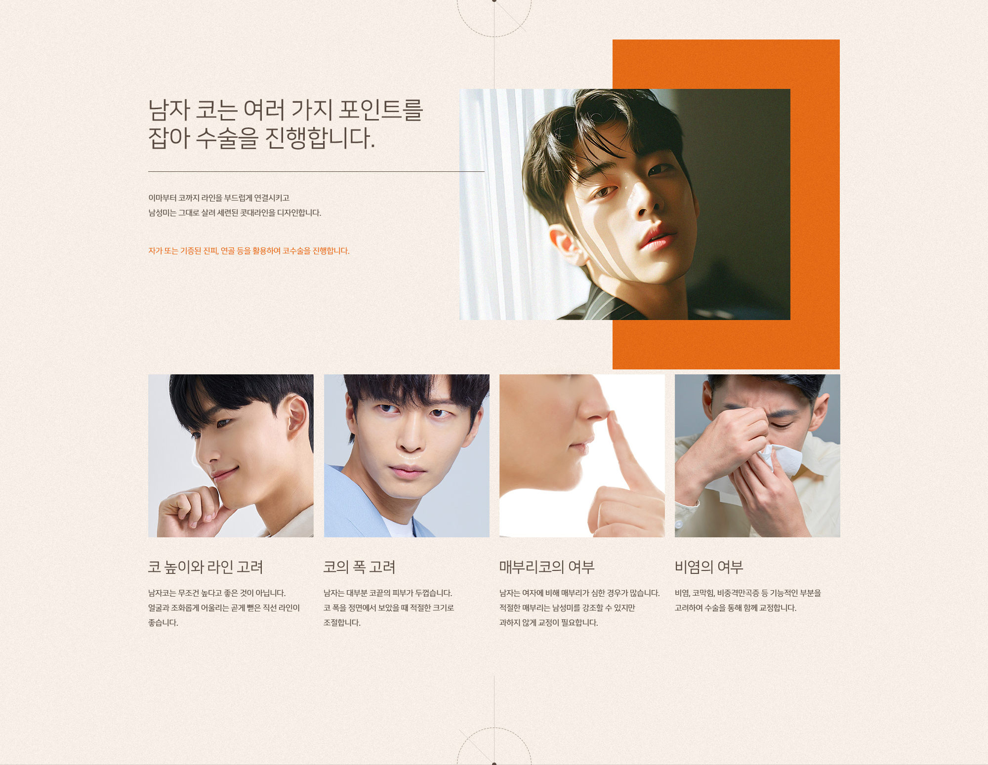 남자코성형